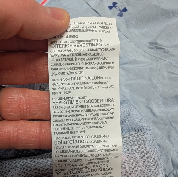 Under Armour Scrambler Women's Waterproof Pertex Shield Jacket XL New Tags Blue - Picture 10 of 12